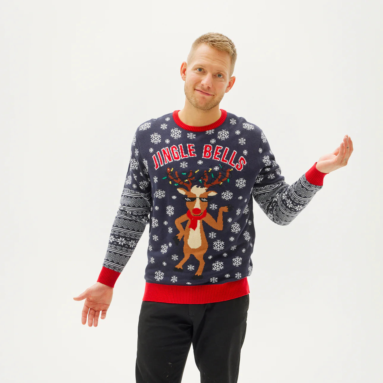 Jule Sweater med lys