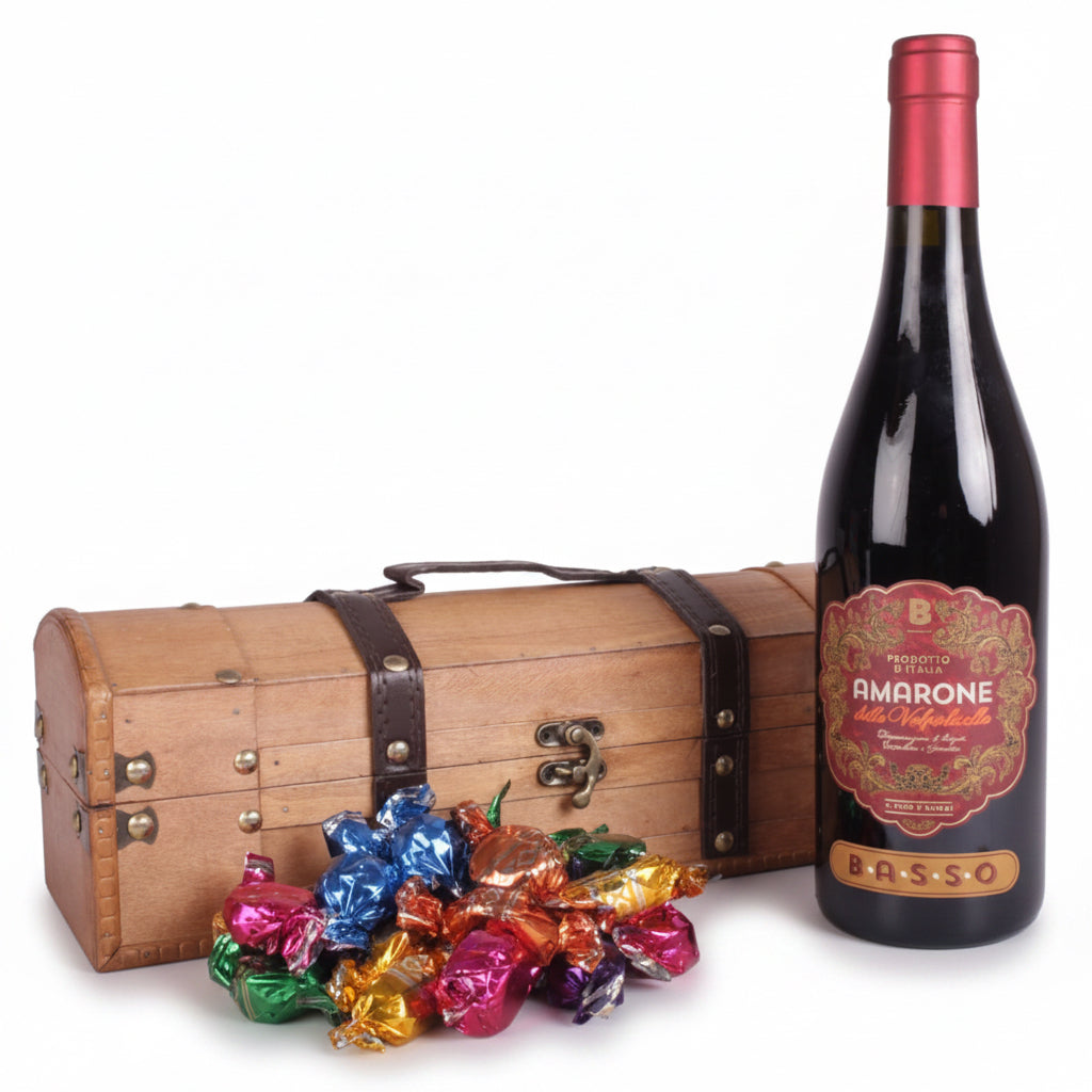 1 fl. Amarone della Valpolicella og 400g chokolade