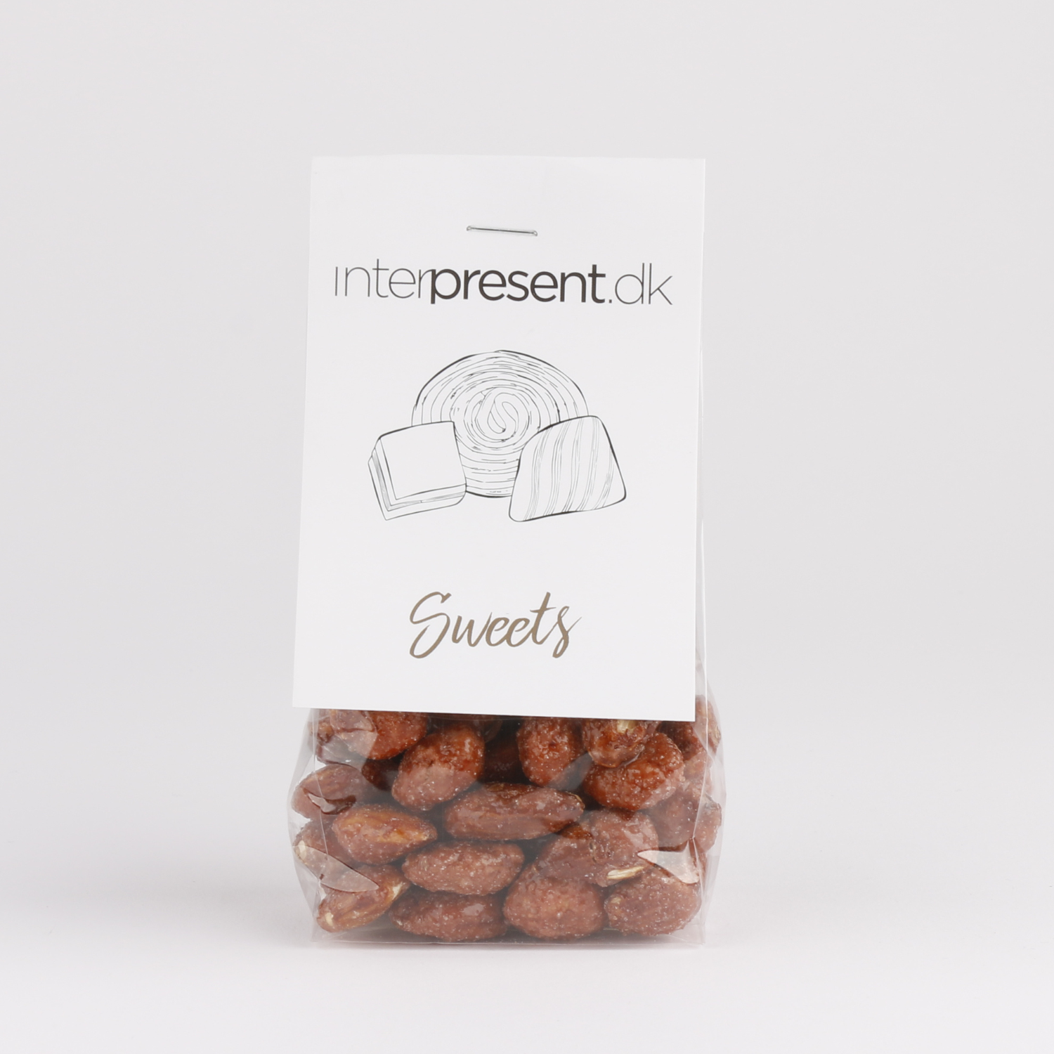 Brændte mandler 100g