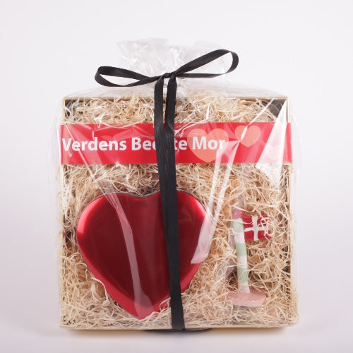 Håndlavet Morsdag flag & chokolade hjerter