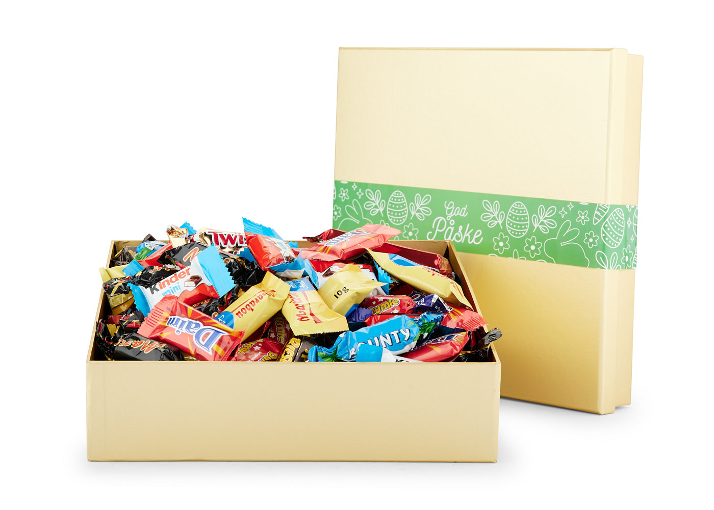 Guldæske m. deluxe chokolade (God påske edition)