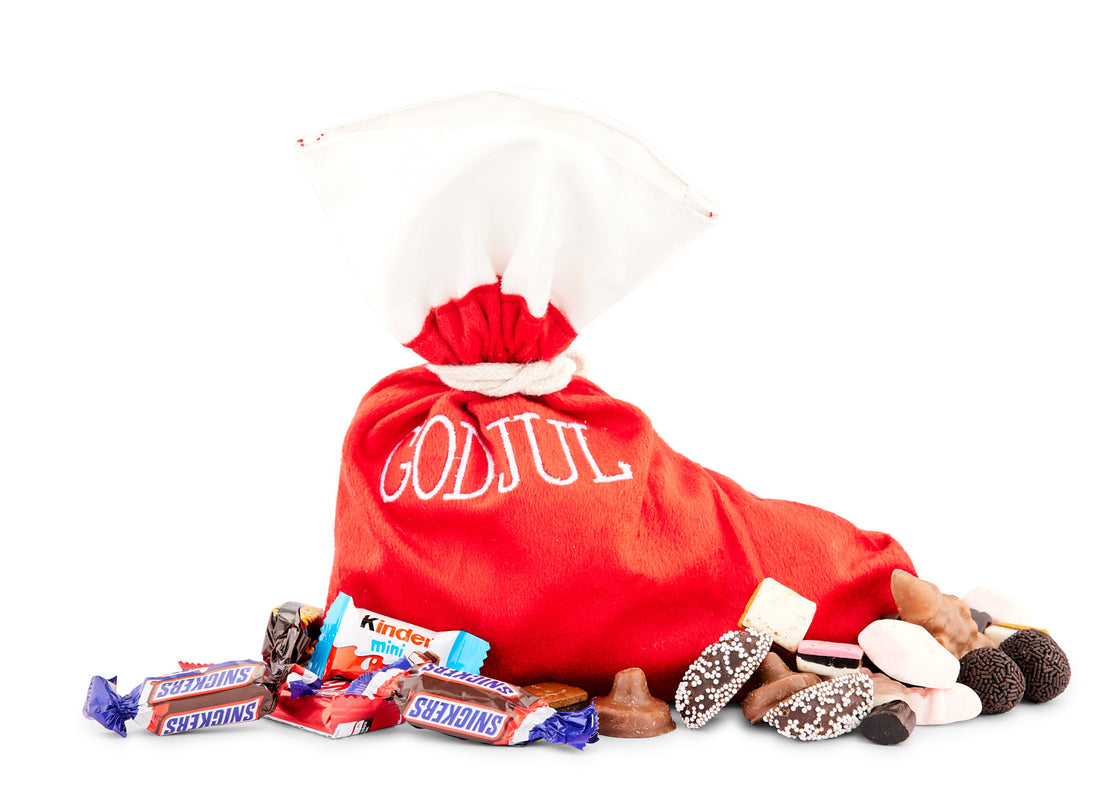 "God Jul" Julesok med 400g Julegodter