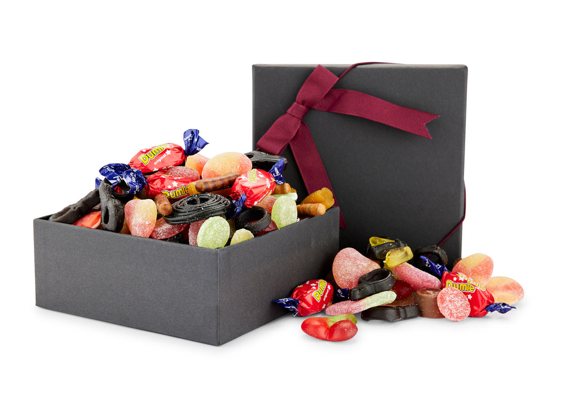 350g Favorit Slik Mix I Sort Æske