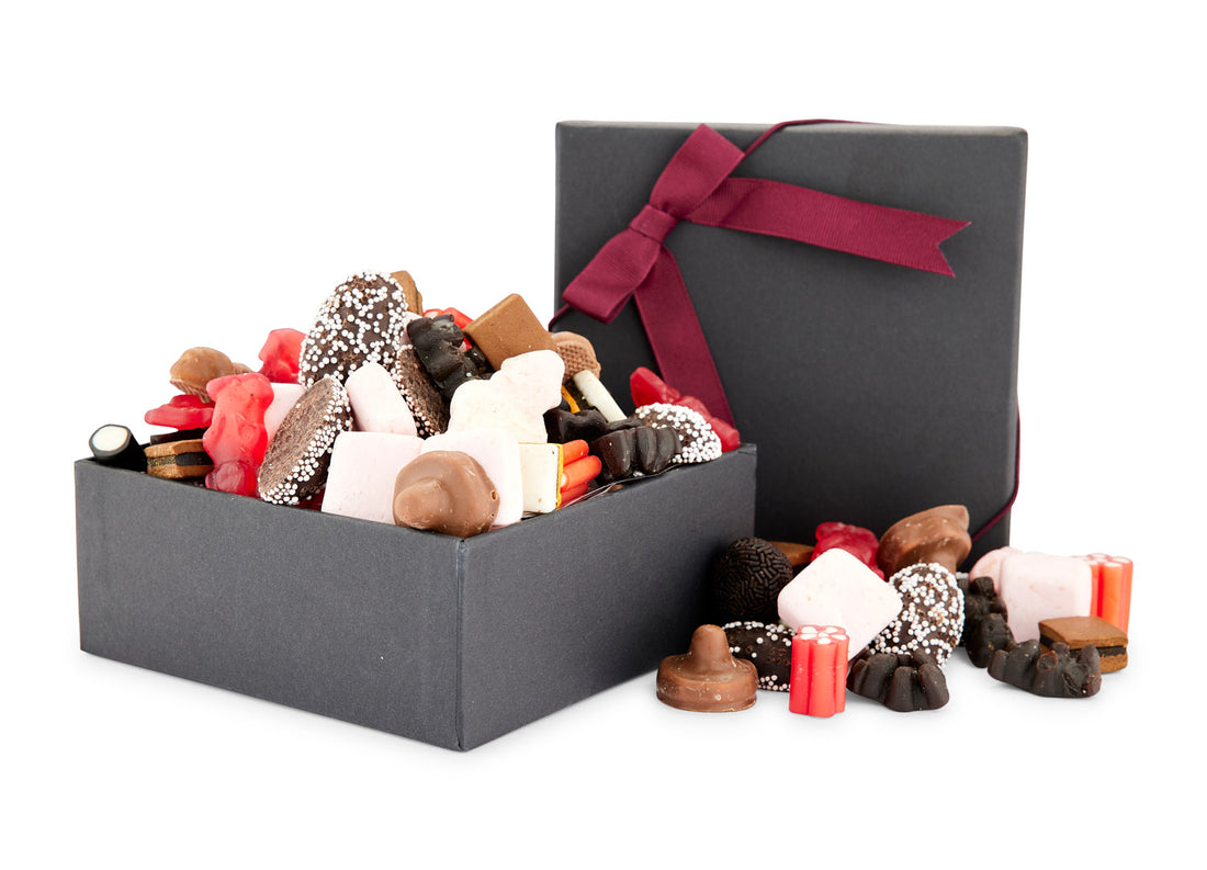 300g Jule Slik Mix I Sort Æske