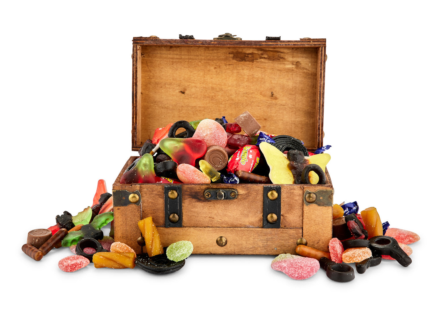 Skattekiste Med Favorit Slik Mix 600g Interpresent skattekiste-med-favorit-slik-mix-600g-interpresent