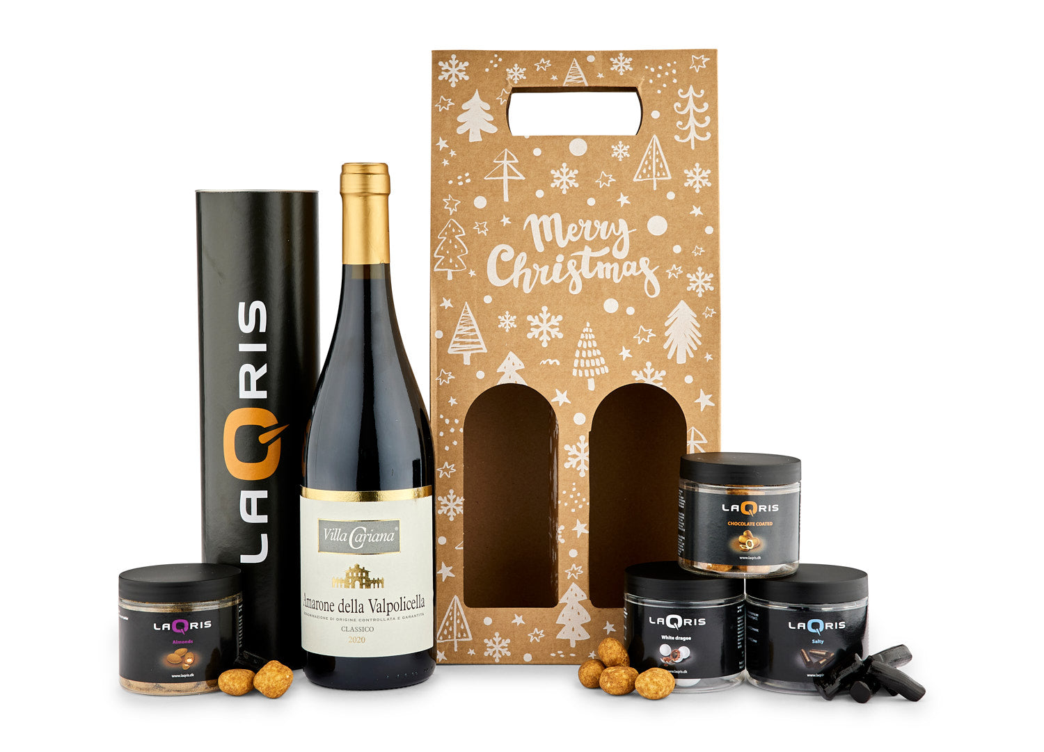 Amarone & laQris i julegaveæske