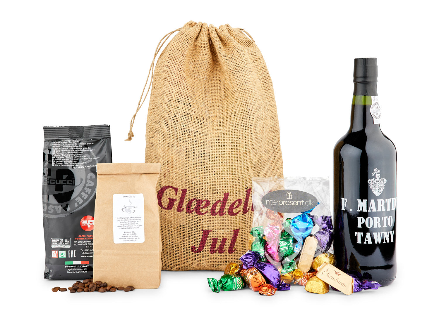 Julefryd & Portvin I Glædelig Jul Sæk