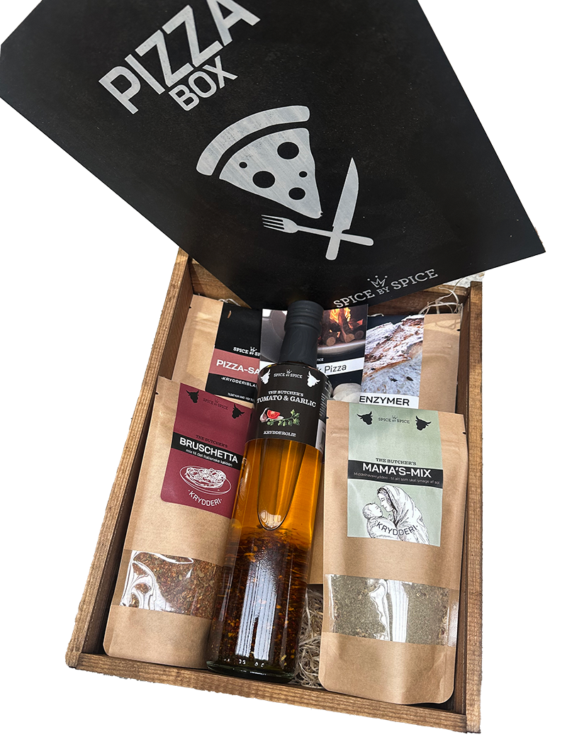 Pizza box i trææske