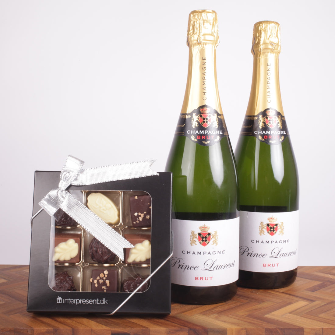 2 fl. Prince Laurent Brut, Champagne &amp; Belgisk Chokolade
