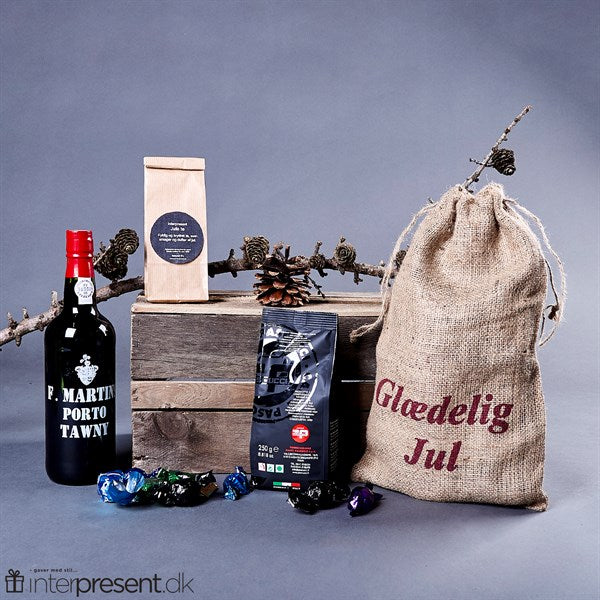 Portvin, Kaffe,Te & Godter i julesæk
