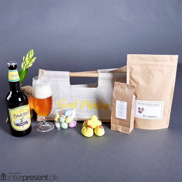 Lille gavetaske med påskelækkerier