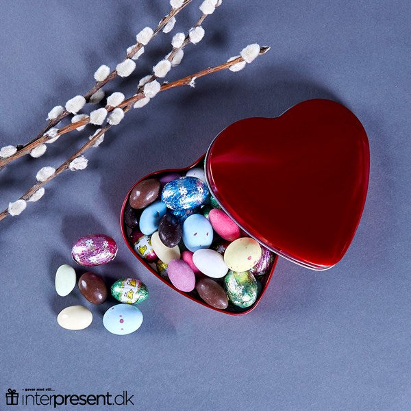 Tinhjerte m/ påskeblanding 200 g