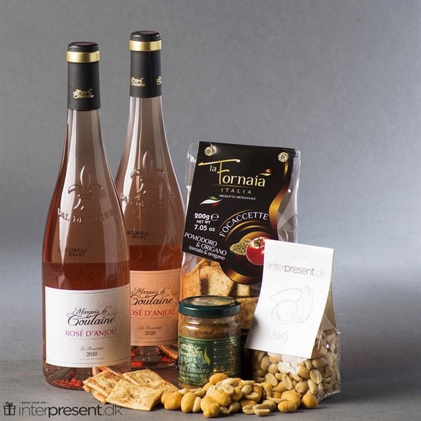 Rosévin & snacks