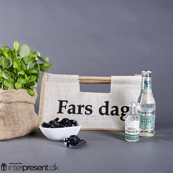 Fars dag taske m/ gin og chokolade