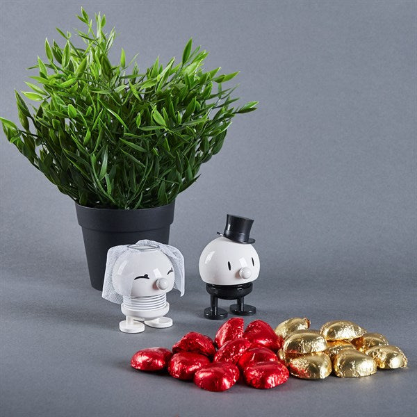 Hoptimist brudepar m/ chokolade - guld