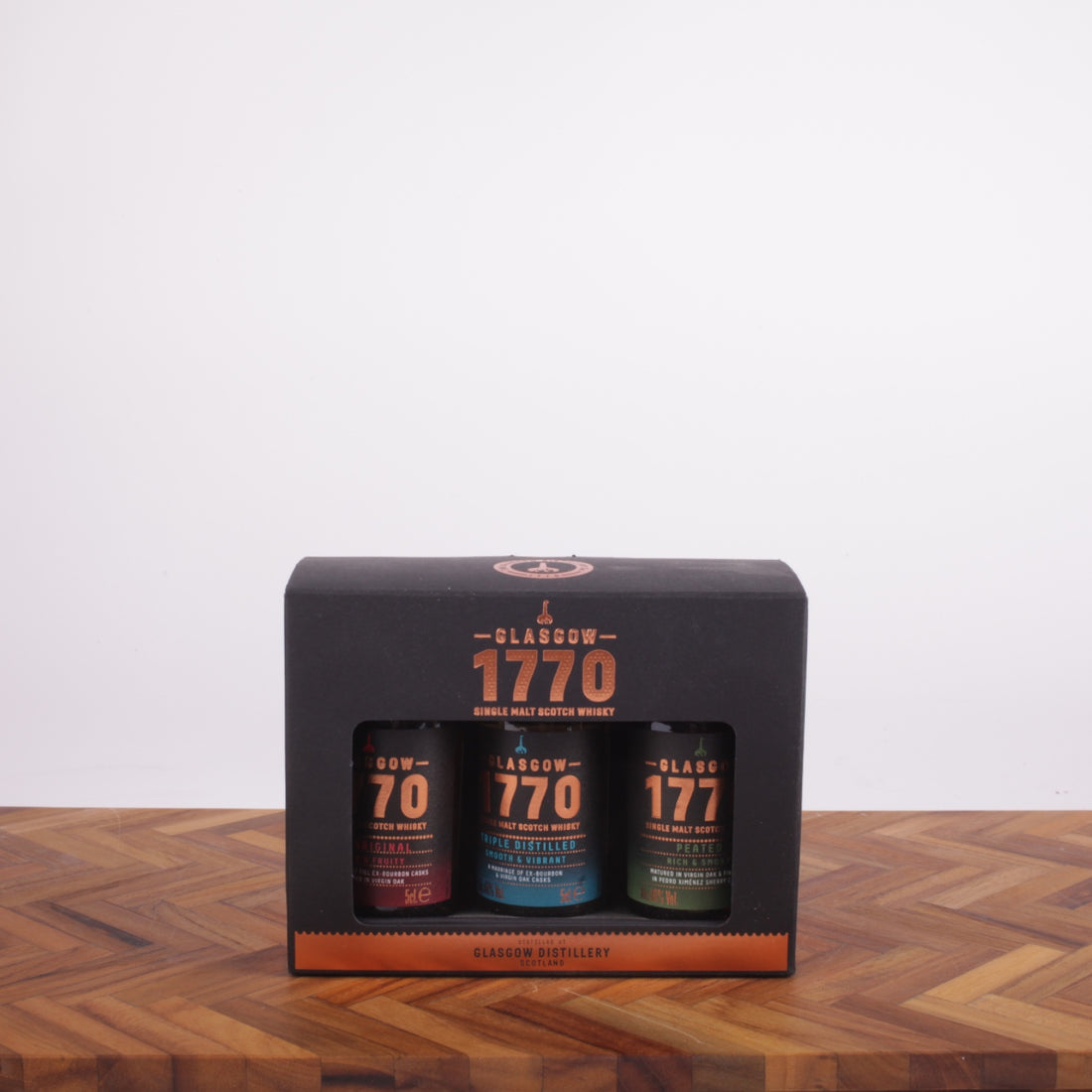 Whisky Gaveæske 1770 Glasgow 3x5cl