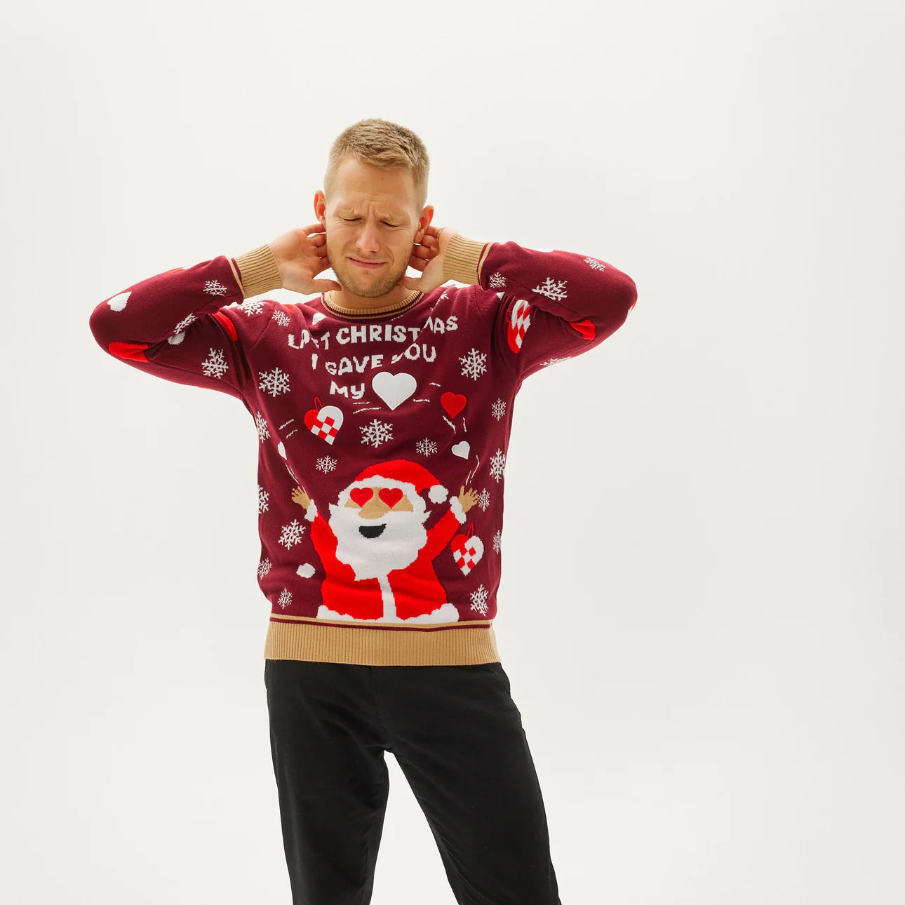 The Christmas Heart Sweater - Herre