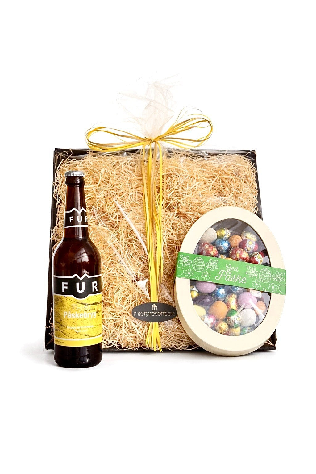 Påskebryg m. påskeblanding i gavekurv