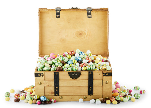Kiste med påskechokolade 3000g