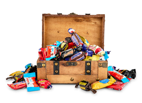 Skattekiste med Deluxe Chokolade 250g
