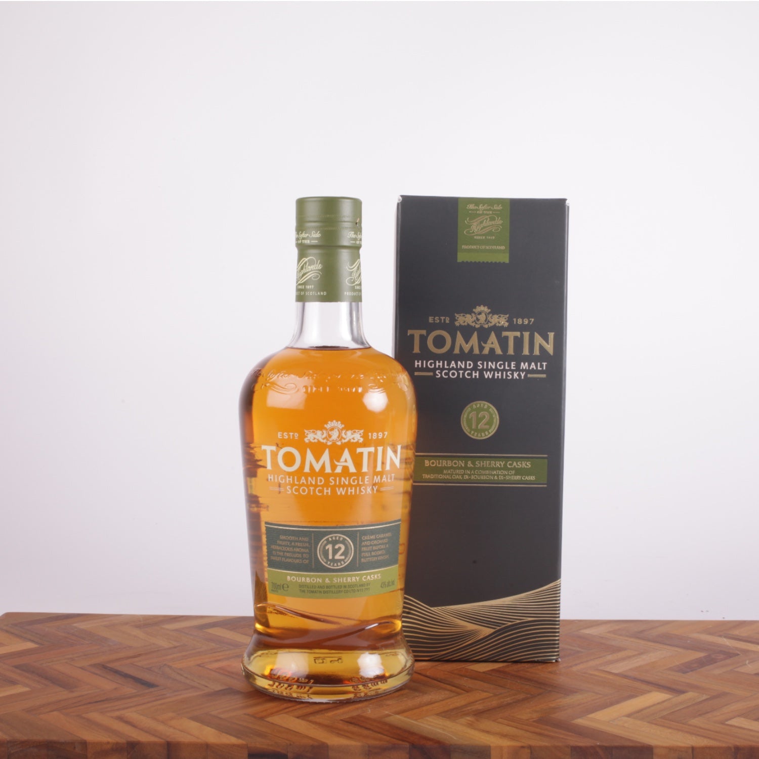 Whisky Tomatin 12 år i gavepose