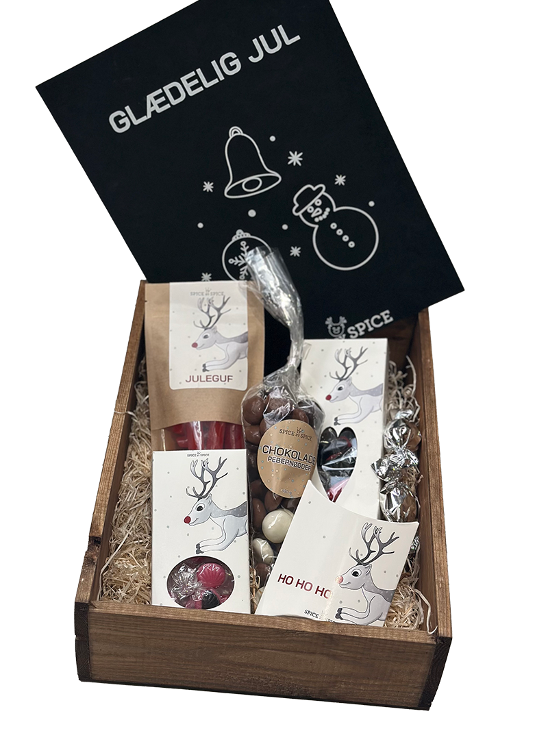 Glædelig jul i trææske