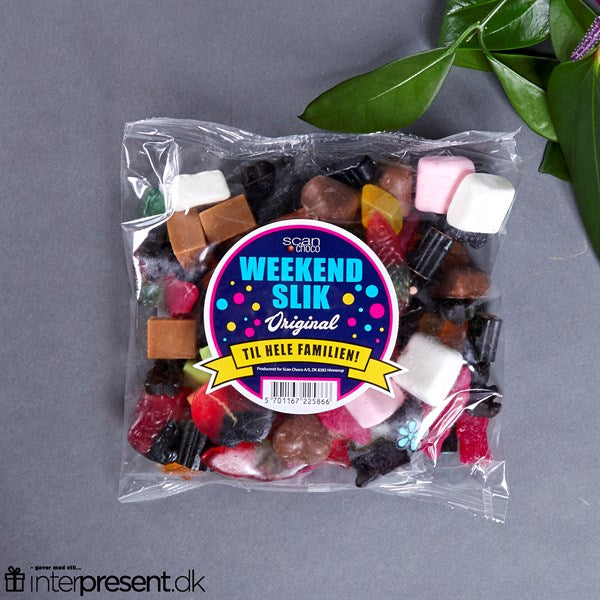 Fredagsslik blandet 900 g, &quot;Vej selv slik&quot; -  &quot;bland selv slik&quot;