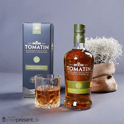 Whisky Tomatin 12 år i gavepose